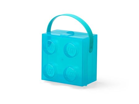 40010 | LEGO® Lunch Box with Handle - Translucent Light Blue on Sale