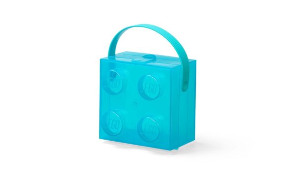 40010 | LEGO® Lunch Box with Handle - Translucent Light Blue on Sale