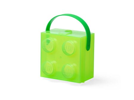 40008 | LEGO® Lunch Box with Handle - Translucent Light Green Hot on Sale