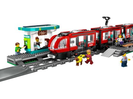 60423 | LEGO® City Downtown Streetcar and Station Hot on Sale