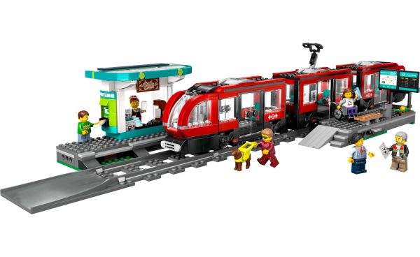 60423 | LEGO® City Downtown Streetcar and Station Hot on Sale