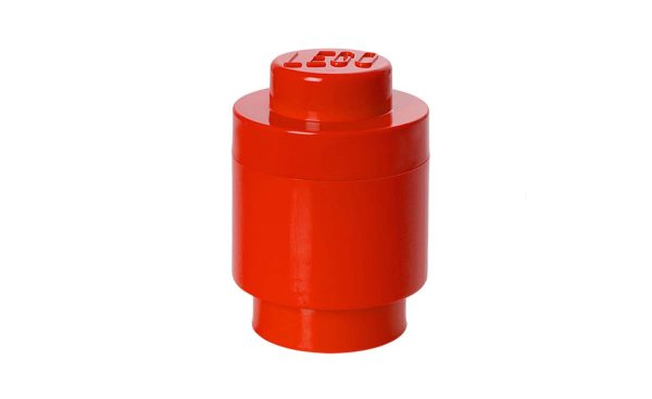 01730 | LEGO® 1-Stud Round Storage Brick - Red on Sale