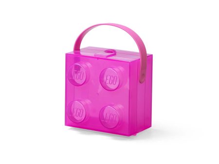 40009 | LEGO® Lunch Box with Handle - Translucent Violet Supply