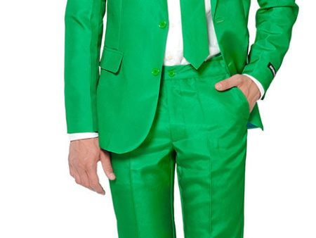 Suitmeister Solid Green Anzug Online now