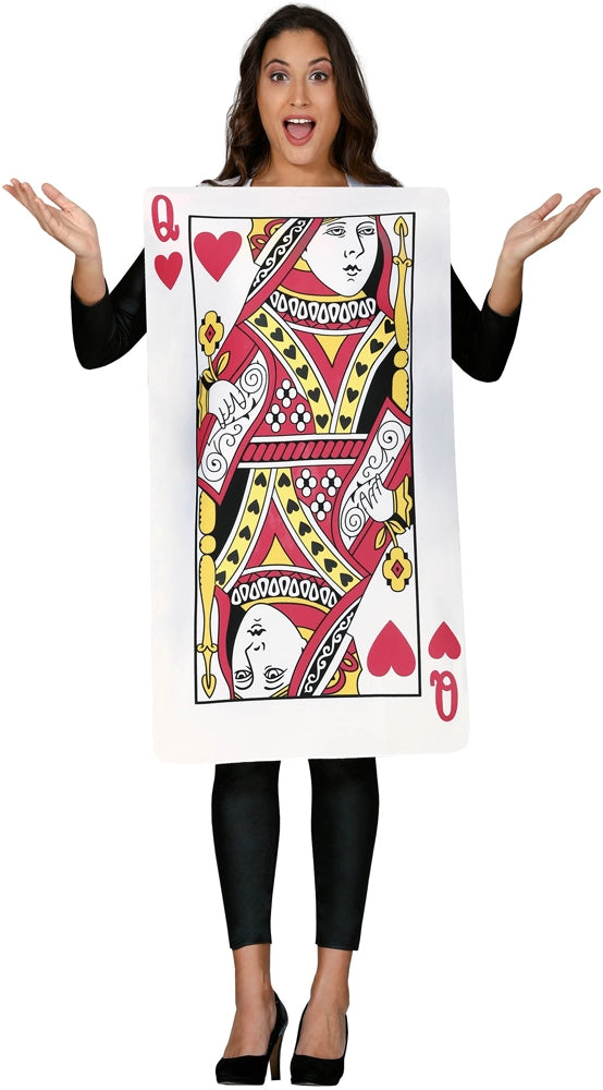 Queen of Hearts Spielkarte Kostüm für Damen Online now