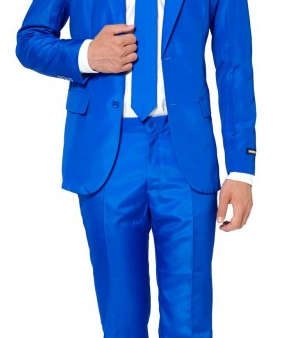 Suitmeister Solid Blue Anzug Discount