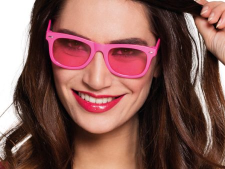 Neon Brille pink Hot on Sale