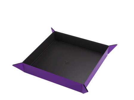 Magnetic Dice Tray: Square - Black   Purple Fashion