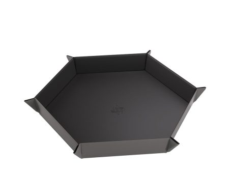 Magnetic Dice Tray: Hexagonal: Black   Gray Online now