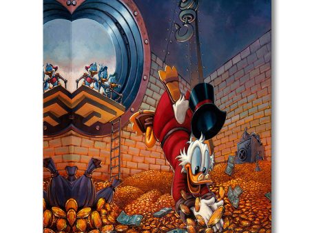 Disney Fine Art - Diving in Gold Cheap