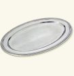 Match Pewter Oval Platter Large 1171 For Sale