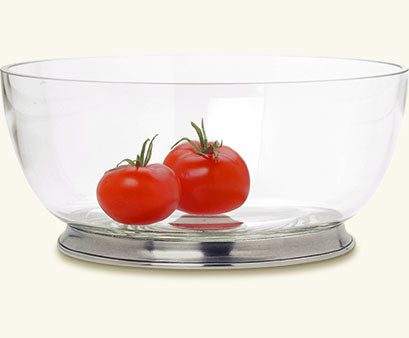 Match Pewter Round Crystal Bowl 1262 Supply