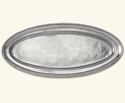 Match Pewter Oval Fish Platter Lungo! A436.0 Sale