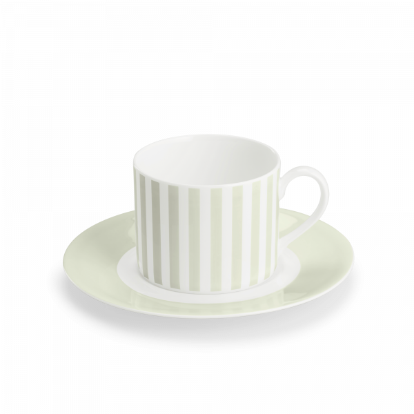 Dibbern Pastell Streifen Set Coffee cup Khaki (0.25l) S0210811521 Fashion