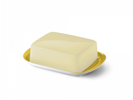 Dibbern Base of butter dish Yellow 2091300012 Supply