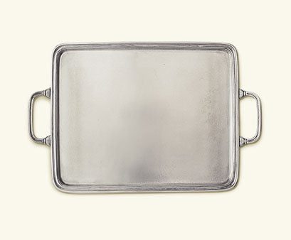 Match Pewter Rectangle Tray With Handles 964.4 Online Hot Sale