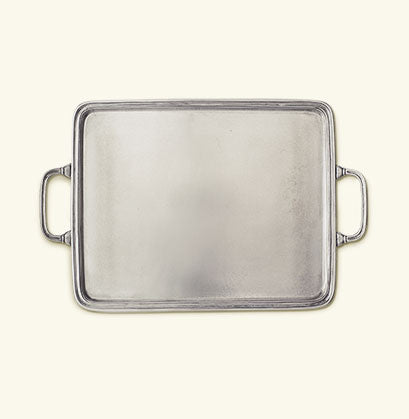 Match Pewter Rectangle Tray With Handles 964.4 Online Hot Sale