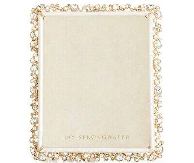 Jay Strongwater Theop White Opal Bejeweled Frame 8 x 10 Supply