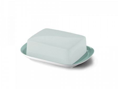 Dibbern Base of butter dish Turquoise 2091300036 Fashion