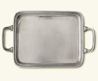 Match Pewter Rectangle Tray With Handles Small 964.5 Supply