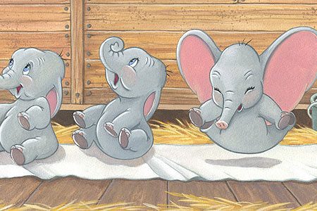 Disney Fine Art - Baby Dumbo Supply