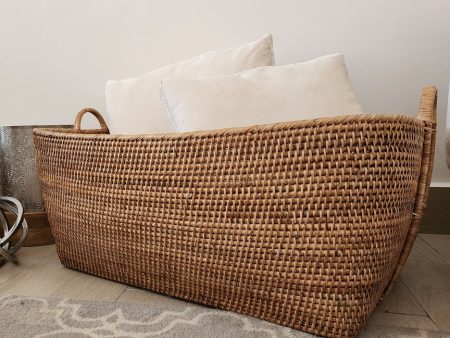 Artifacts Saboga Medium Home Everything Basket with Hoop Handles SH-2405 For Cheap